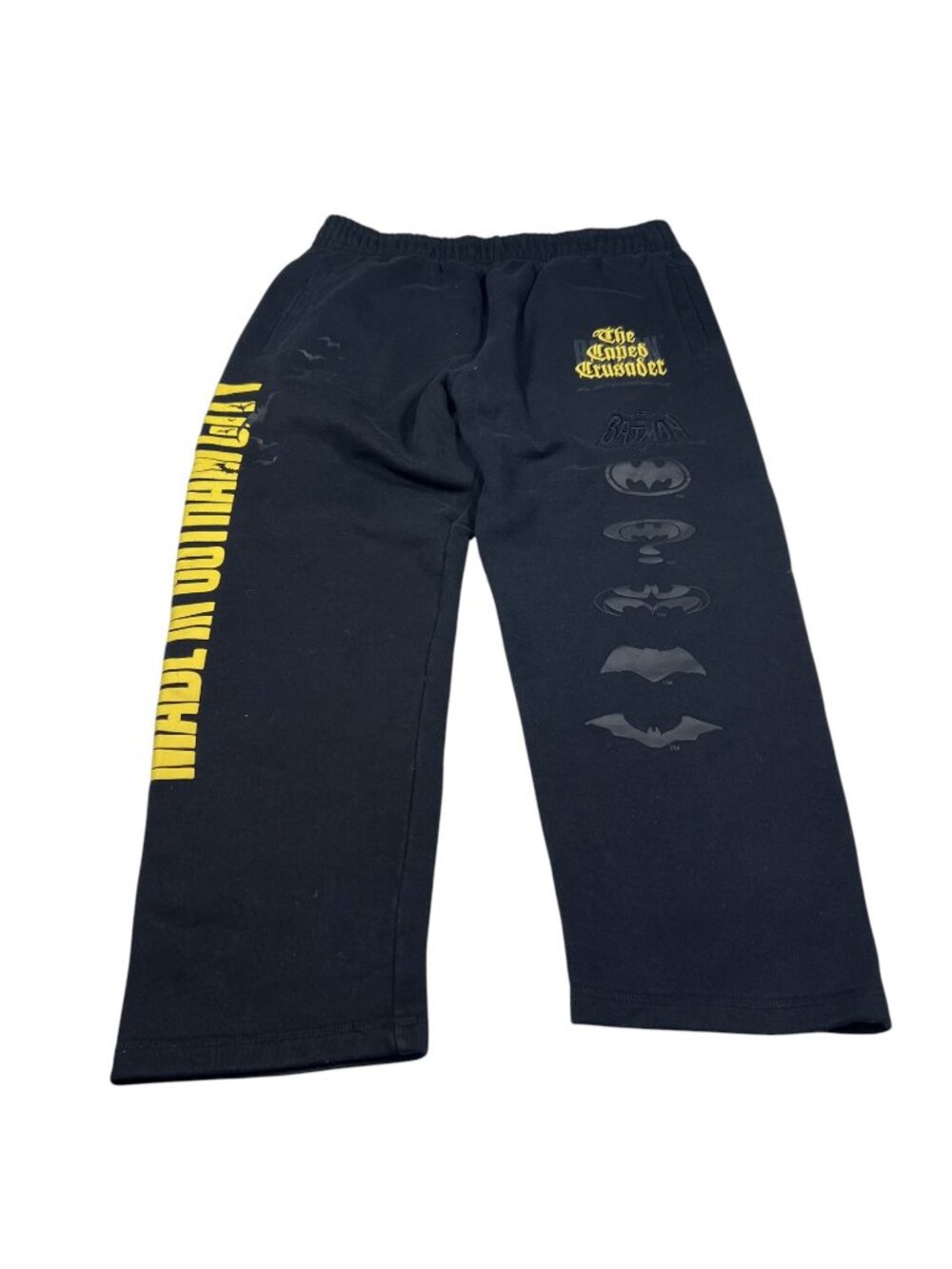 Shoe Palace X Batman Mens Black Sweatpants Joggers Size Large/XL Caped Crusader